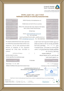 Conformity Assessment body in the Middle East and North Africa