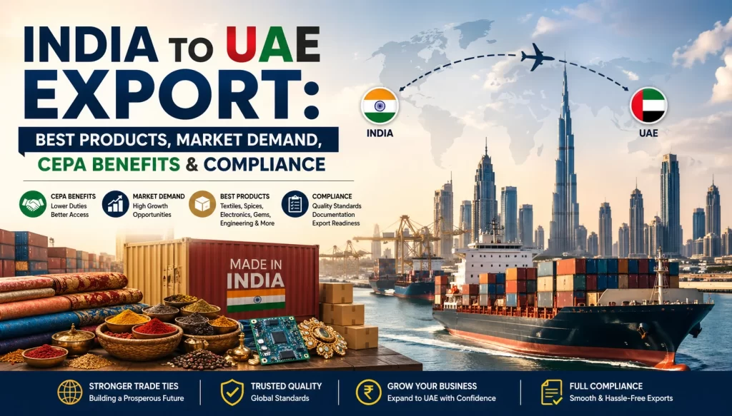 Export From India to UAE