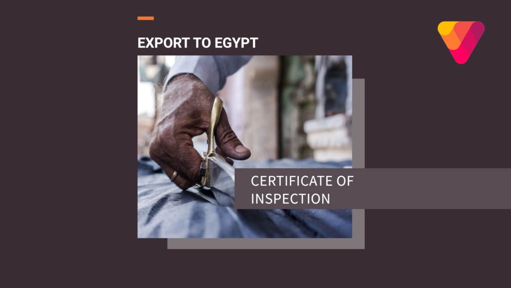 Certificate of Inspection for Egypt Export Article Cover Image