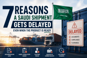 7 Reasons a Saudi Shipment Gets Delayed Even When the Product Is Ready
